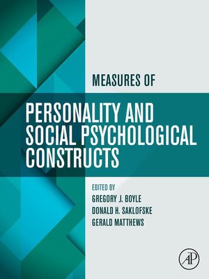 cover image of Measures of Personality and Social Psychological Constructs